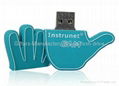 pvc usb flash memory with customized shape 3