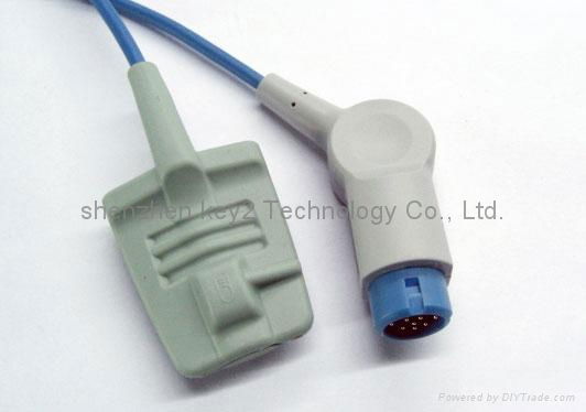 HP Adult Silicone Soft Tip Spo2 Sensor, L=3m