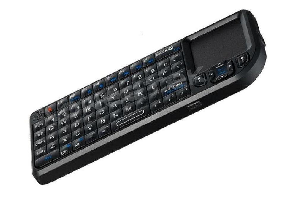 2.4G Ultra Mini Backlit Wireless Keyboard with Touchpad 