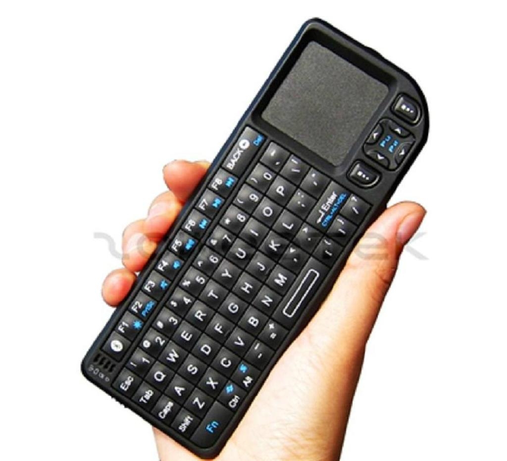 Mini bluetooth keyboard with bluetooth receiver and touchpad zw