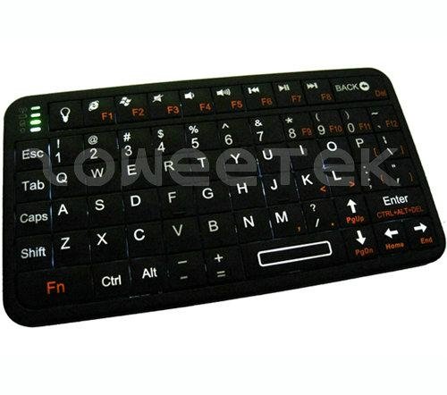 Ultra Mini Backlit Bluetooth Keyboard  3