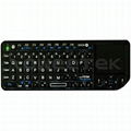 Ultra Mini Backlit Bluetooth Keyboard with Touchpad & White LED Light 2