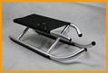 Foldable aluminum sled