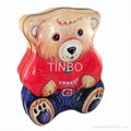 Teddy Bear cookies tin box 1