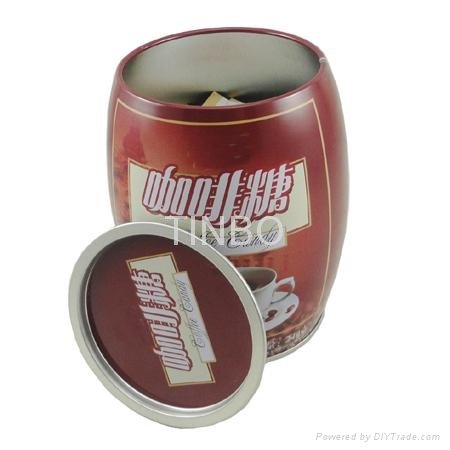 250g special shaped coffee can