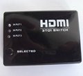 高清迷你HDMI切换器外壳3/5切1
