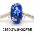 Silver Core Murano Bead  1