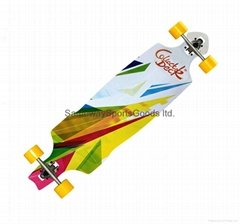 42.50*10.50" longboard skateboard