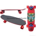 24*7"longboard skateboard