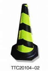 700mm rubber traffic cone 