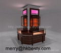 Jewelry koisk store display showcases with LED lighting 