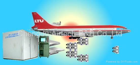 Many Tire Aircraft Weighing System