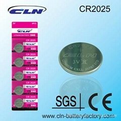 3v cr2025 battery blister card battery