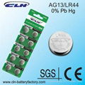 ag13 battery lr44 blister card battery