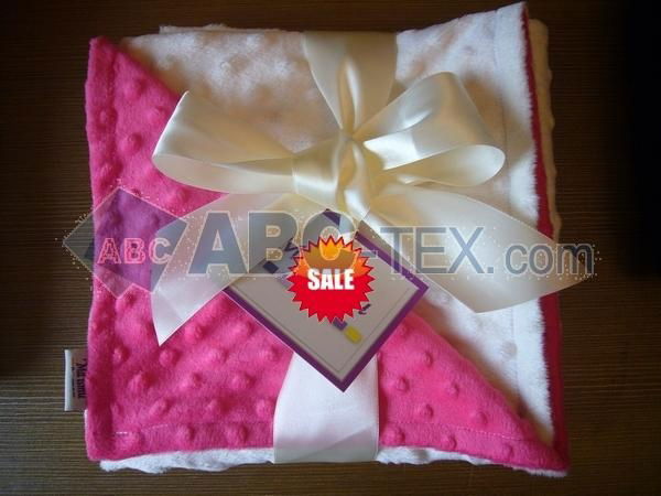 2013 Newest Design Super Soft Double Side Minky Baby Blanket Made In China  2