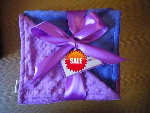 2013 Newest Design Super Soft Double Side Minky Baby Blanket Made In China  5