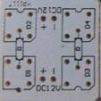 2424 four lamps piranha LED PCB