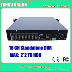 16CH H264 Standalone DVR with 2 SATA