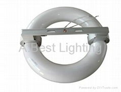 Round type induction lamp