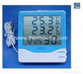 Digital Thermometer & hygrometer with clock TM820A