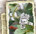 Fashion skeleton ring 1