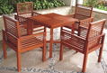 garden solid wood table set design 2