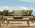 outdoor solid wood sofa set 3