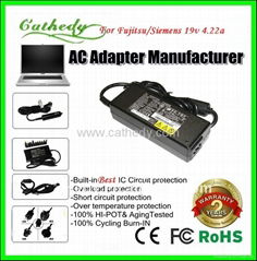 High quality AC adapter for Fujitsu siemens 19V4.22A 5.5*2.5