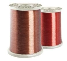 Polyamide imide enameled copper round wire