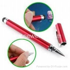 2-in-1 Stylus Touch Ball Point Touch pen for iPad&iPad2