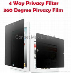 For Ipad 4 way privacy screen protector