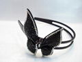 plastic butterfly hair band with beautiful crystal diamond 1