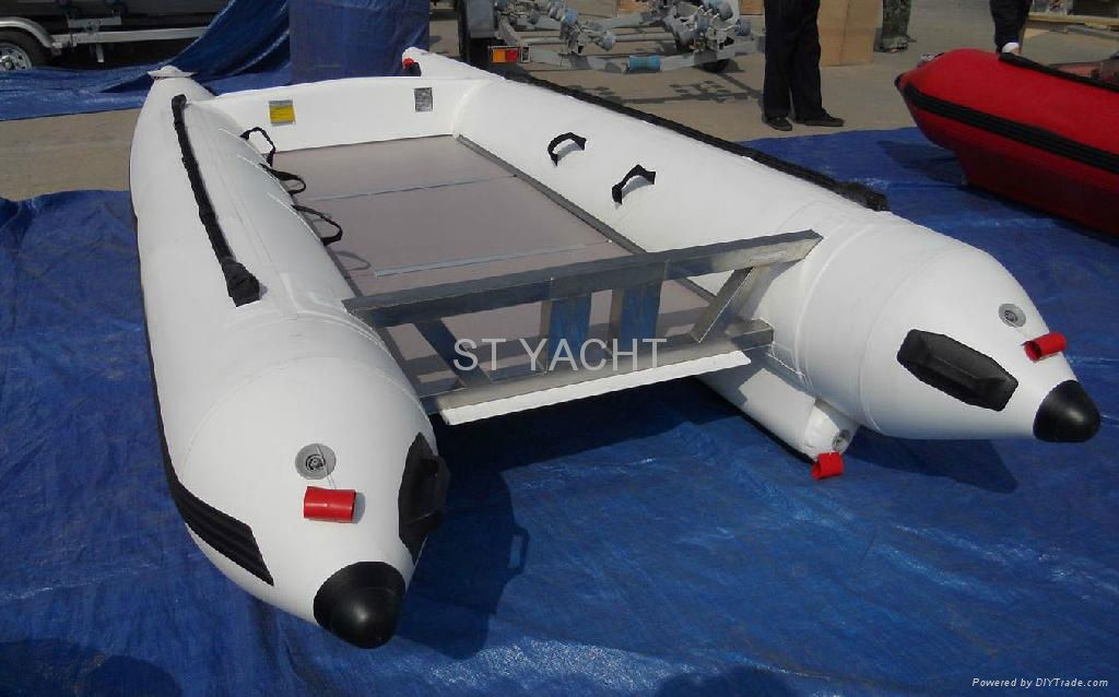 inflatable catamaran boat, inflatable high speed cat 2