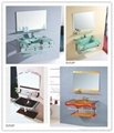 Glass Bathroom Cabinet, Glass Vanity 4