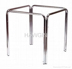 Table base frame in Aluminum tubes