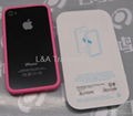 6pcs Hard Frame TPU Bumper Case Cover For iPhone 4 4G 4