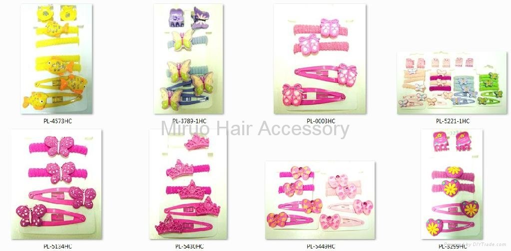 Sets of Children's hair accessories 3