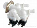  Plastic solenoid inlet valve with 3 ways channel DC AC 12v - 24v to 220v  1