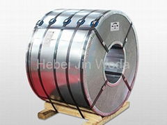 Electrolytic tinplate and steel strip