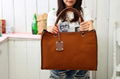 2011 New Designed Fashionable Lady Canvas Bag 1