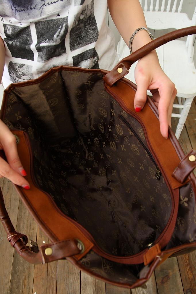 2011 New Designed Fashionable Lady Canvas Bag 4