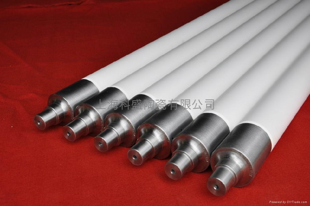 Fused Silica Rollers | Glass Tempering Silica Rollers