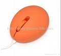 USB Egg Shape Optical Wheel Scroll Mouse for PC/Laptop/Notebook
