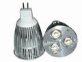 MR16 led spotlight 3*2W 1