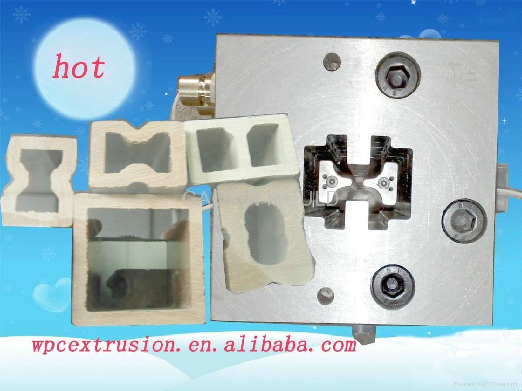 WPC Extrusion Moulds for Keels.CAD/OEM Service,Reasonable Price,Reliable Quality 3