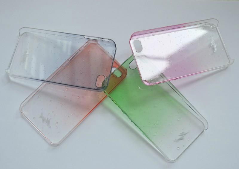 Water droplet pc cover case for iphone4 2