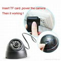 SD card recording dome camera