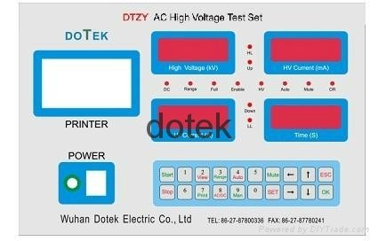 DTZY    AC High Voltage Test Set  4