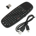 2.4G Utra Slim Mini Wireless Keyboard with Laser Pointer 2