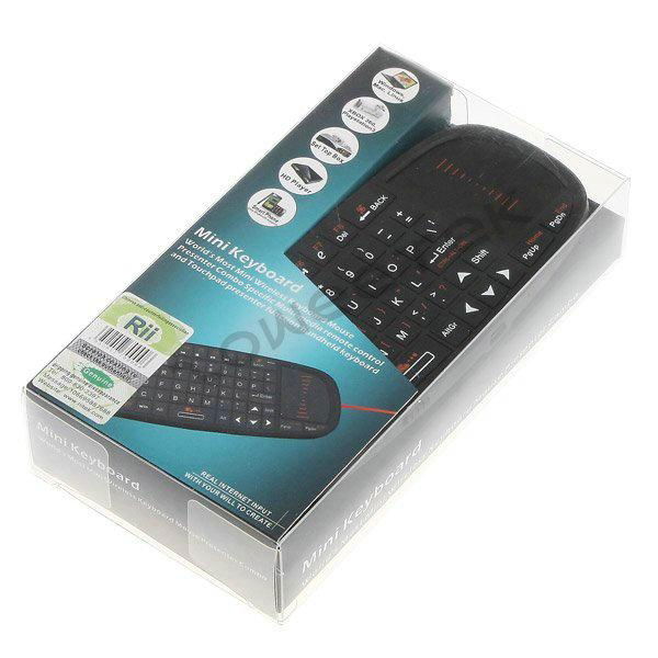 2.4G Utra Slim Mini Wireless Keyboard with Laser Pointer 5